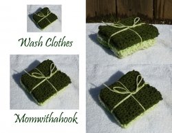 seed stitch - dish cloth