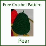 crochet pear