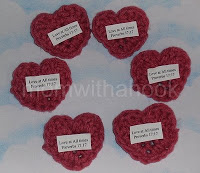 crochet hearts