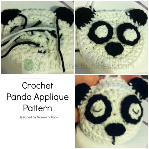 pandaapplique