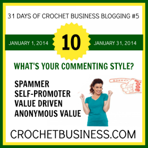 How to Comment on Crochet Blogs on crochetbusiness.com