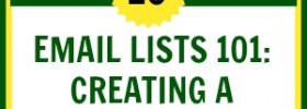 email lists 101 for crochet bloggers - the gift on crochetbusiness.com