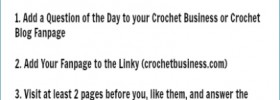 Facebook Fanpage Hop-a-long Friday on Crochetbusiness.com