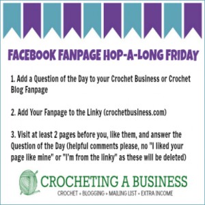 Facebook Fanpage Hop-a-long Friday on Crochetbusiness.com