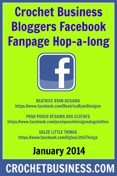 Facebook fanpage hop-a-long Top 3 on crochetbusiness.com